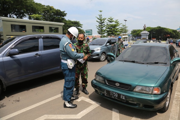 Tingkatkan Disiplin Berlalu Lintas Prajurit, POM  Koarmada II Gelar Gaktibplin