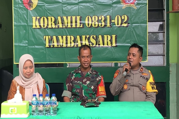 Kapolsek Tambaksari Bersama Tiga Pilar Mengevaluasi Intervensi Guna Mengurangi Angka Gizi Buruk.