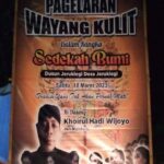 Pemerintah Desa Jeruklegi Balongbendo Menggelar Acara Sedekah Bumi Dengan Hiburan Wayang Kulit