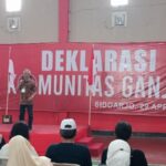 Komunitas Ganjar Pranowo Sidoarjo Deklarasi Di Gedung Serbaguna Bungurasih