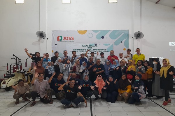 Halal Bihalal Komunitas JOSS Bernuansa Pelatihan Workshop Digital Marketing