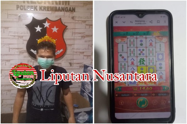 Polsek Krembangan Mengamankan Pelaku Judi Online Saat Menunggu Keberangkatan Kapal