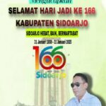 Hari Jadi Kabupaten Sidoarjo Ke 166 Kepala Desa Penambangan Mengucapakan Selamat Dan Sukses