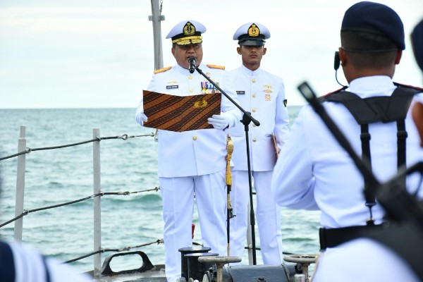 Danguspurla Koarmada II Pimpin Upacara HUT RI ke-80 di Karang Unarang, Tegaskan Kehadiran TNI AL di Perbatasan Ambalat